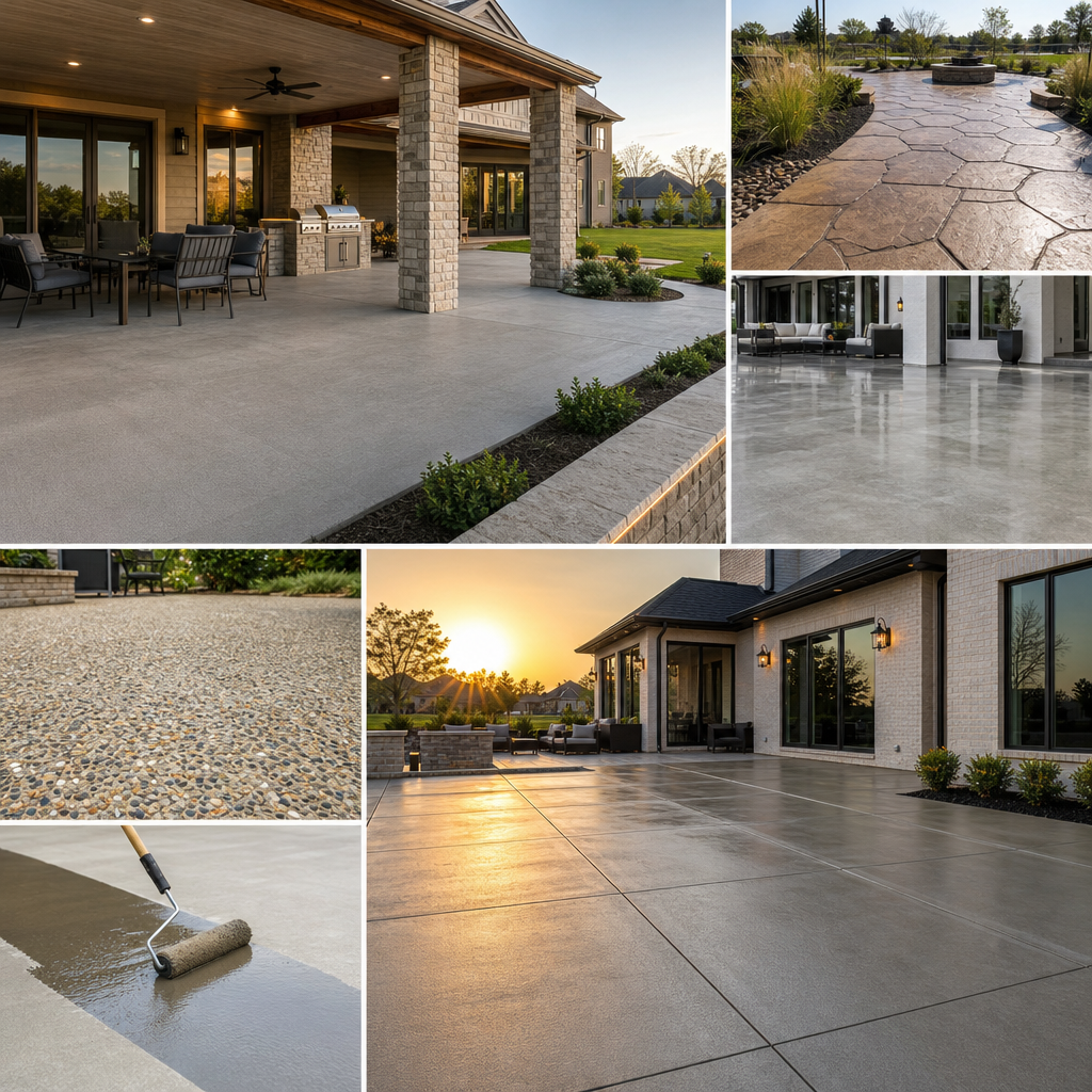7 Best Durable Concrete Patio Finishes for Lafayette Homeowners