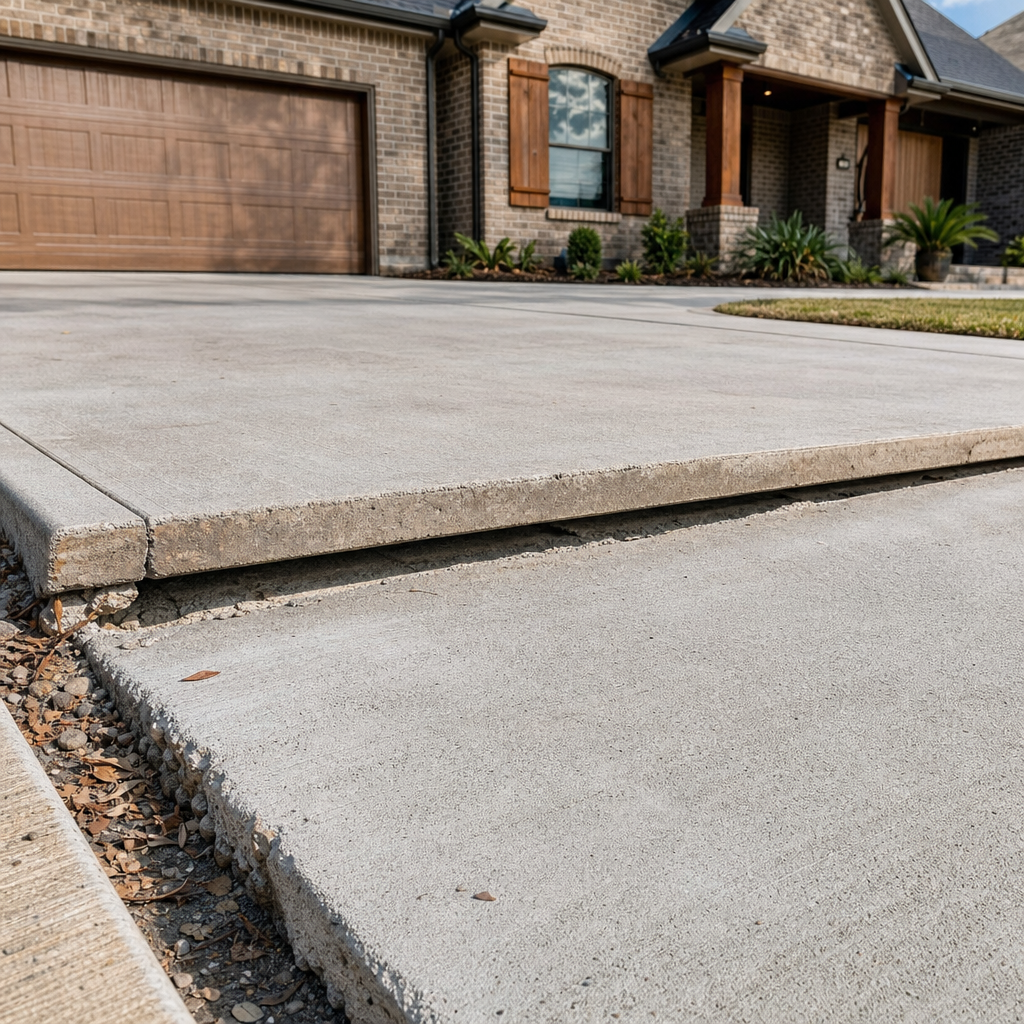 Repair Sunken Concrete Driveways: Expert Solutions in Lafayette