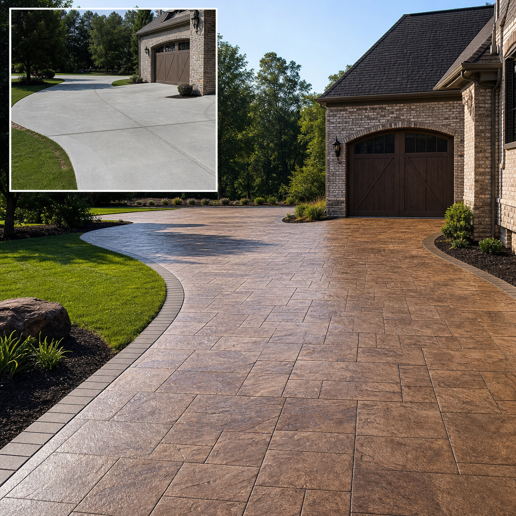 Decorative Concrete Driveways in Lafayette: Transform Your Home’s Curb Appeal