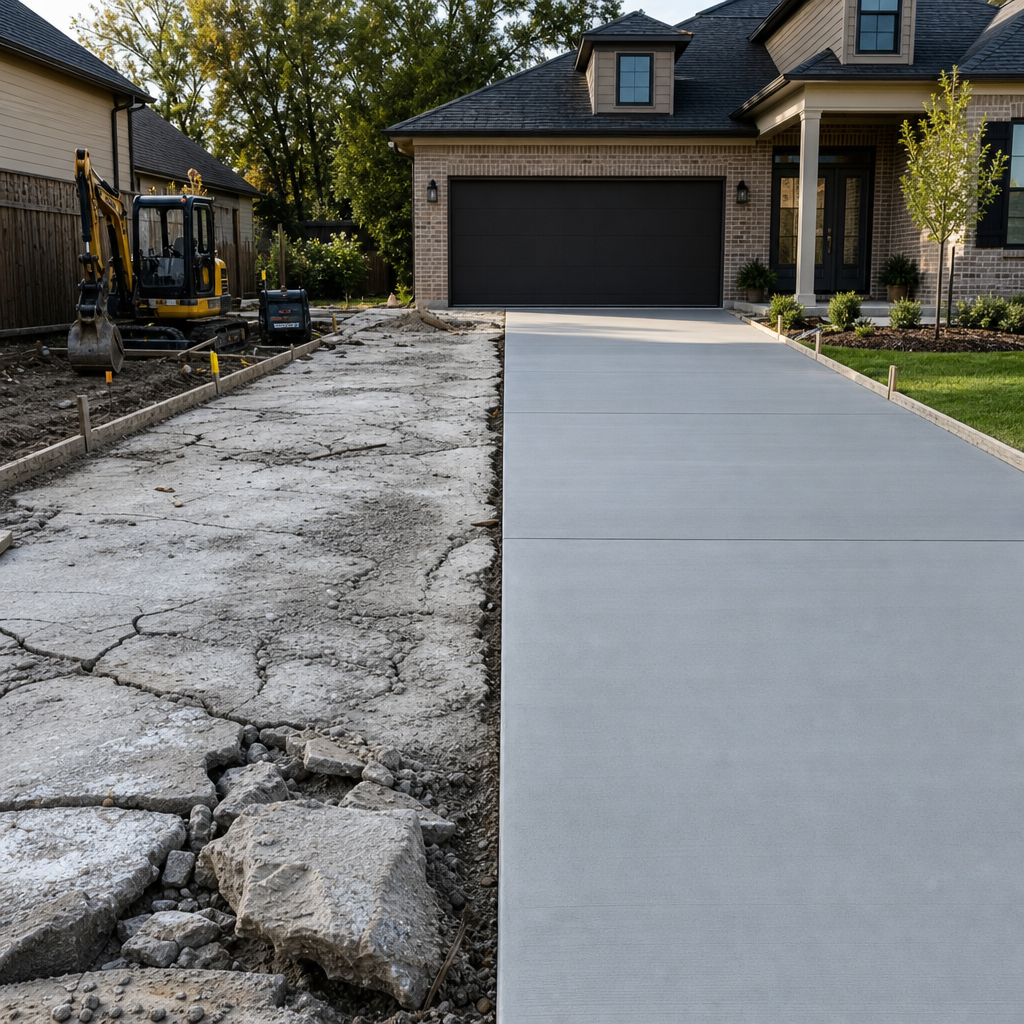 Residential Concrete Driveway Replacement Costs in Lafayette: A Complete Budgeting Guide