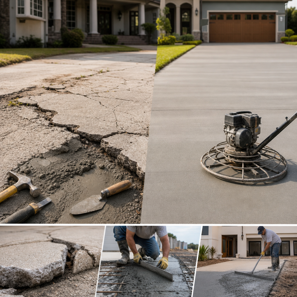 Best Driveway Solutions for Lafayette Property Owners: Repair vs. Replacement Costs