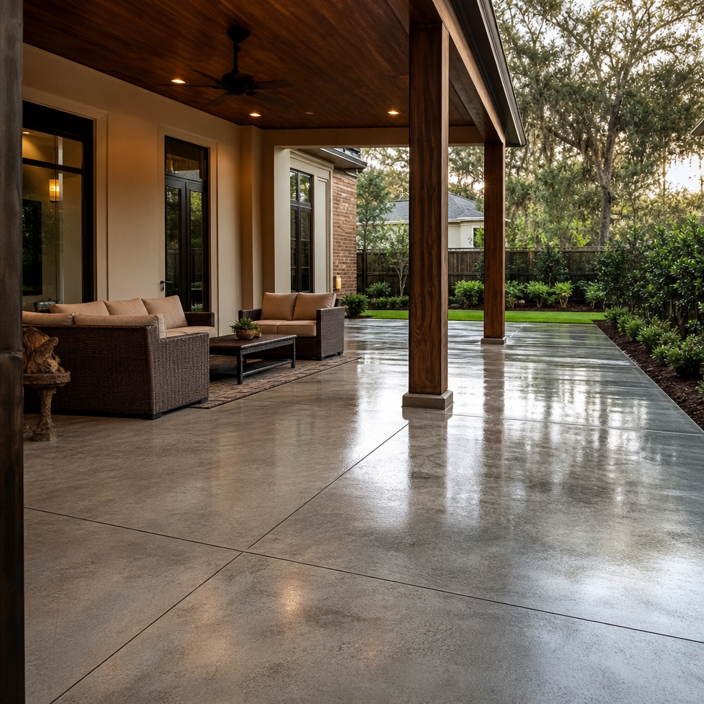 Best Durable Patio Finishes for Humid Lafayette Weather