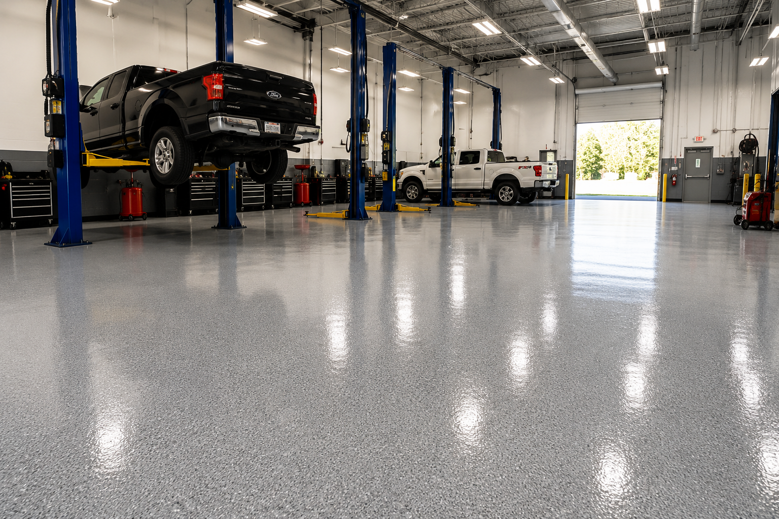Commercial concrete floor coatings Lafayette LA