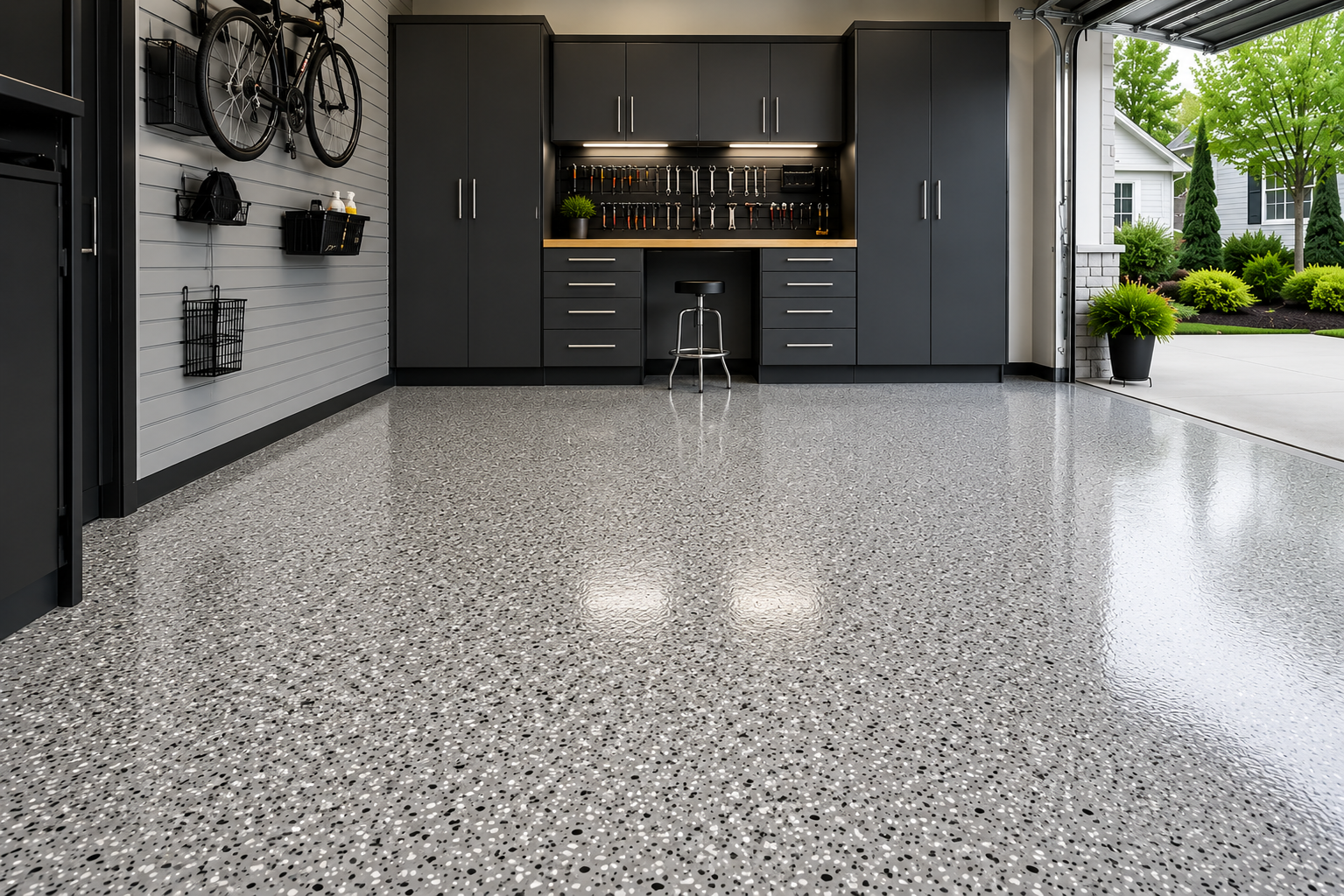 Professional epoxy floor coating in Lafayette Louisiana