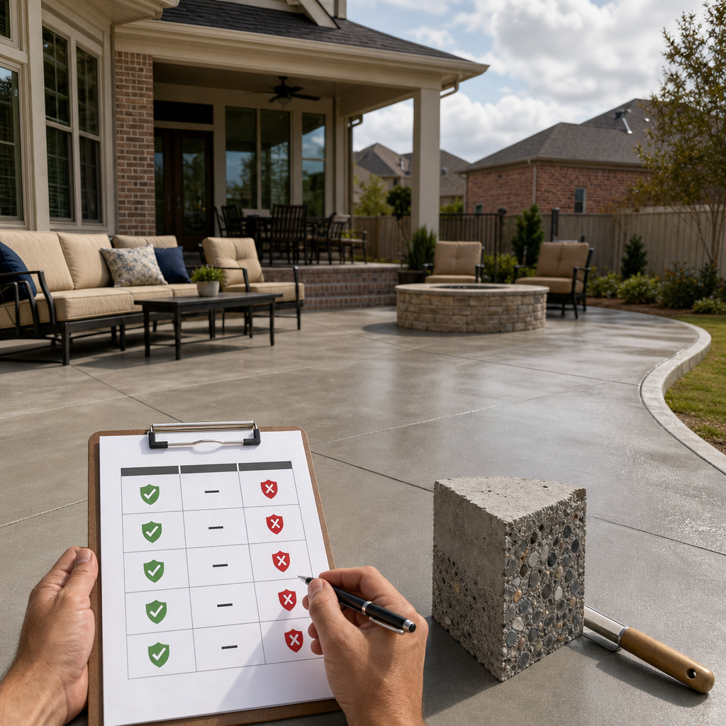 Residential Patio Warranty Comparison: Why Conkrete Workz Leads Local Alternatives