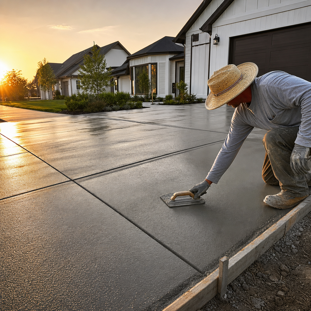 Concrete Driveway Curing in Lafayette Heat vs Standard Conditions: What You Need to Know