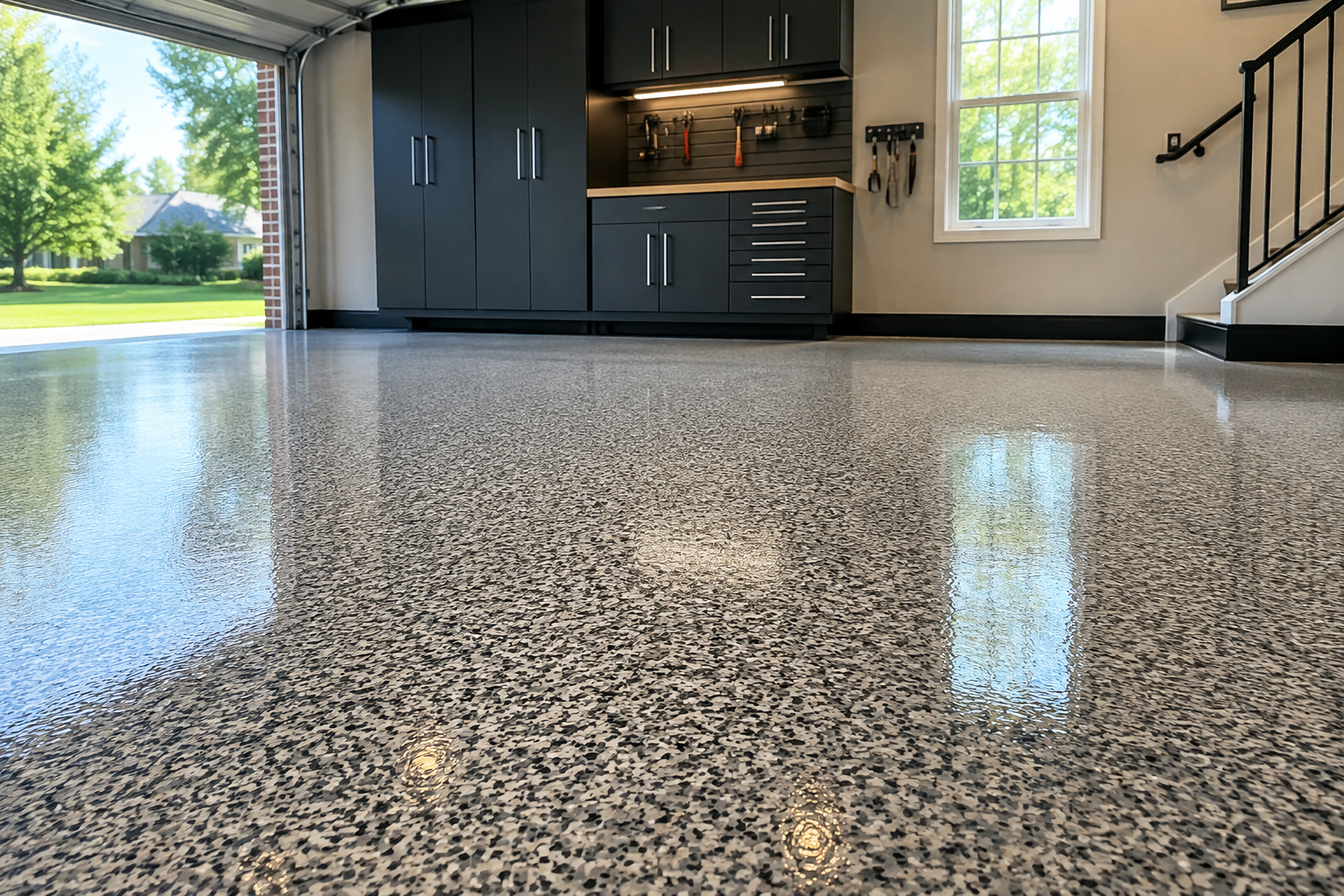 Professional concrete coating installation in Lafayette Louisiana
