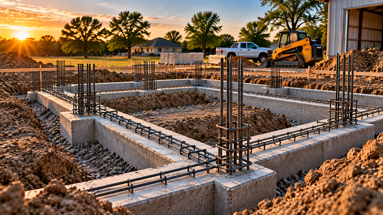 Concrete footing contractor in Lafayette Louisiana