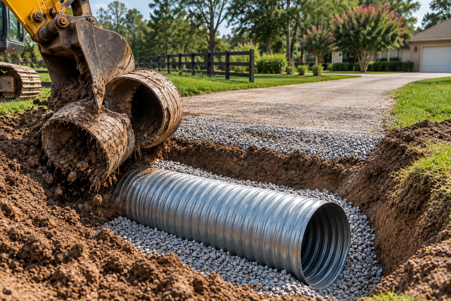 Culvert replacement in Lafayette LA