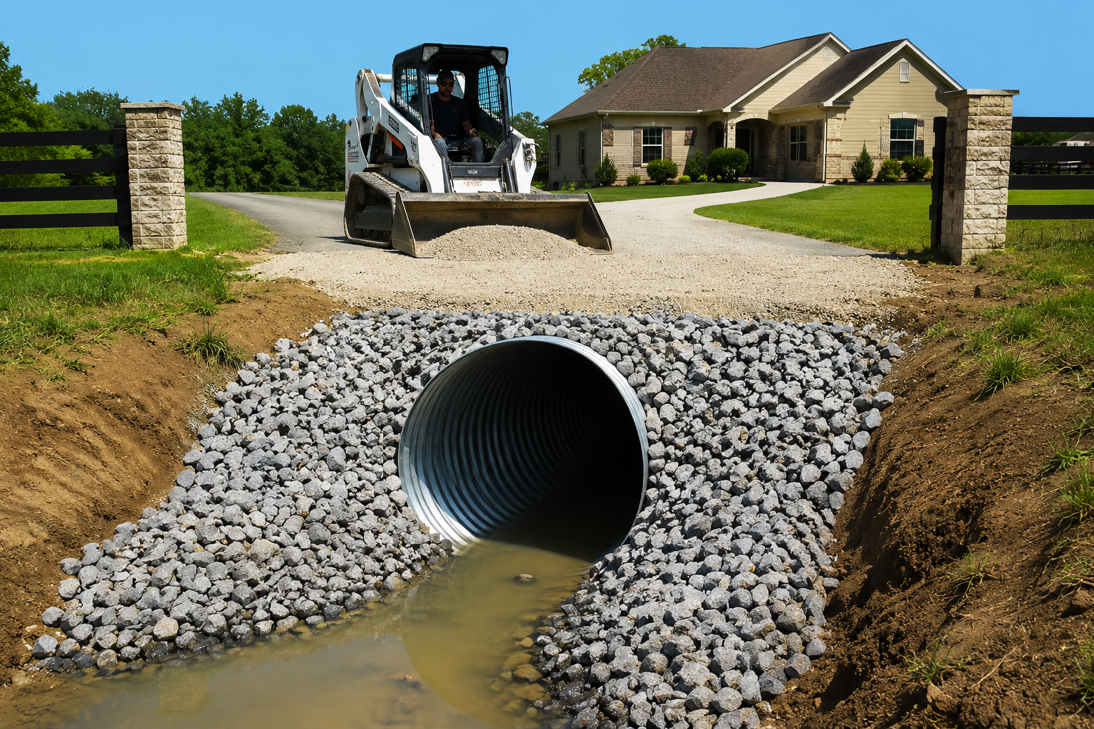 Culvert installation contractor in Lafayette Louisiana