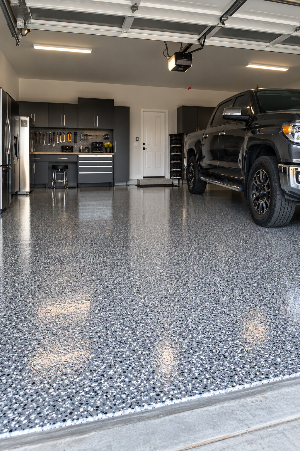 Professional garage floor coating installation in Lafayette Louisiana