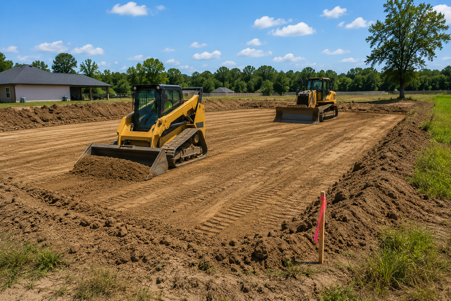 Excavation and site preparation in Lafayette Louisiana